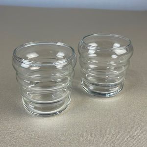 Vintage Waved Shot Glasses (set of 2)